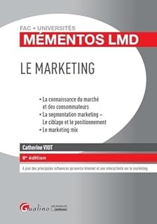 Le marketing: La connaissance du marché et des consommateurs, la segmentation marketing - Le ciblage et le positionnement, le marketing mix